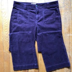 Super cute purple corduroy pants from Bass size 8
